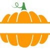 Pumpkin Wreath SVG file