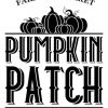 Thanksgiving Pumpkin Sign SVG