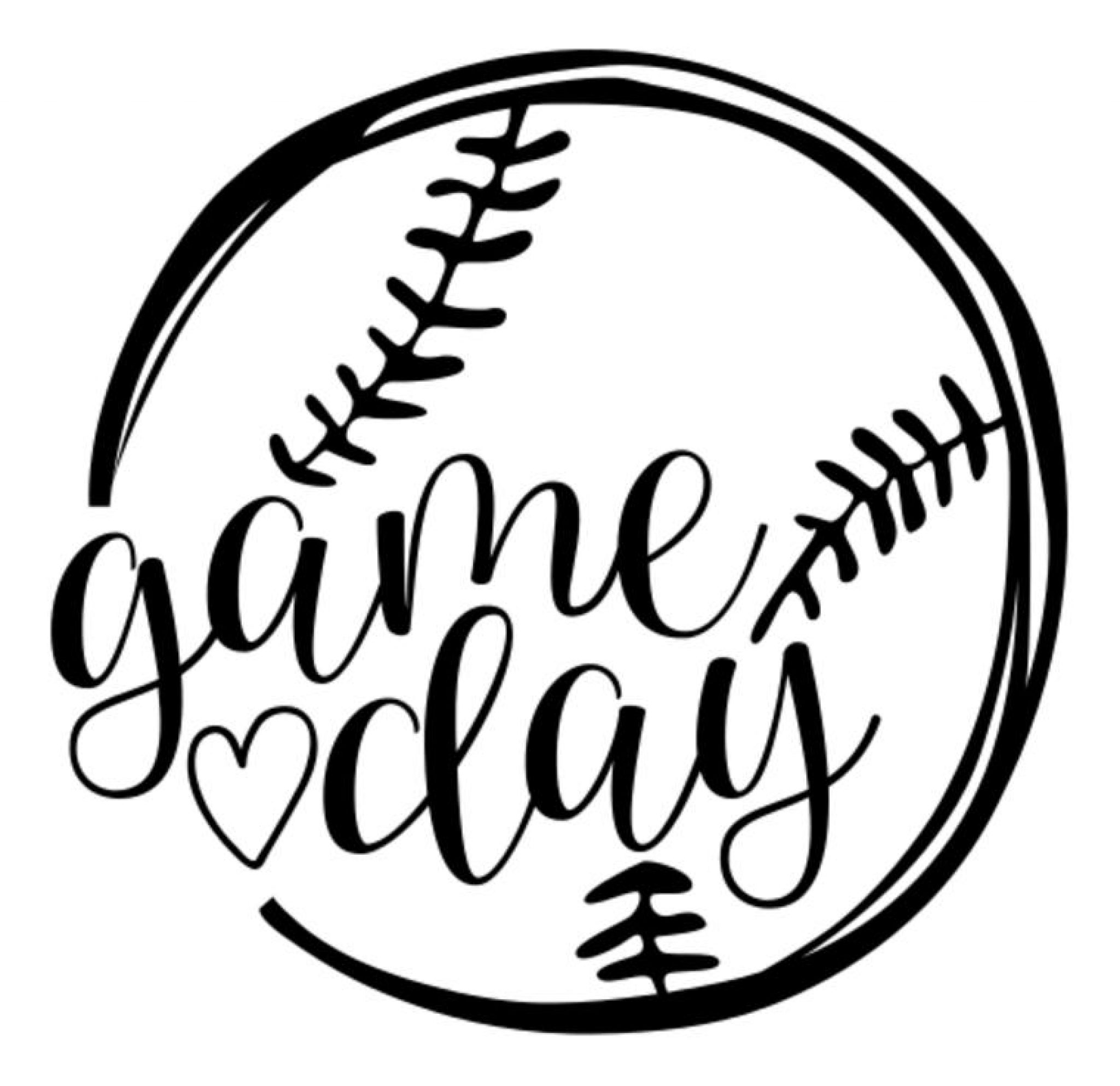 Baseball Game Day SVG