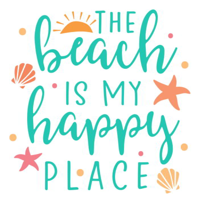 Beach Is My Happy Place SVG