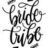 Wedding Bride tribe SVG