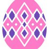 Patterned Easter Egg SVG