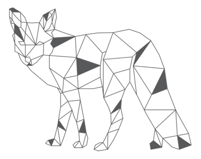 Minimal fox SVG Cut File