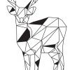 Geometric Deer SVG