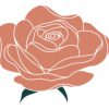 Handdrawn Rose SVG