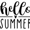 Hello Summer SVG file