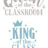 Queen and King Of The Classroom SVG