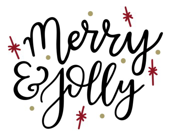 Merry And Joy SVG