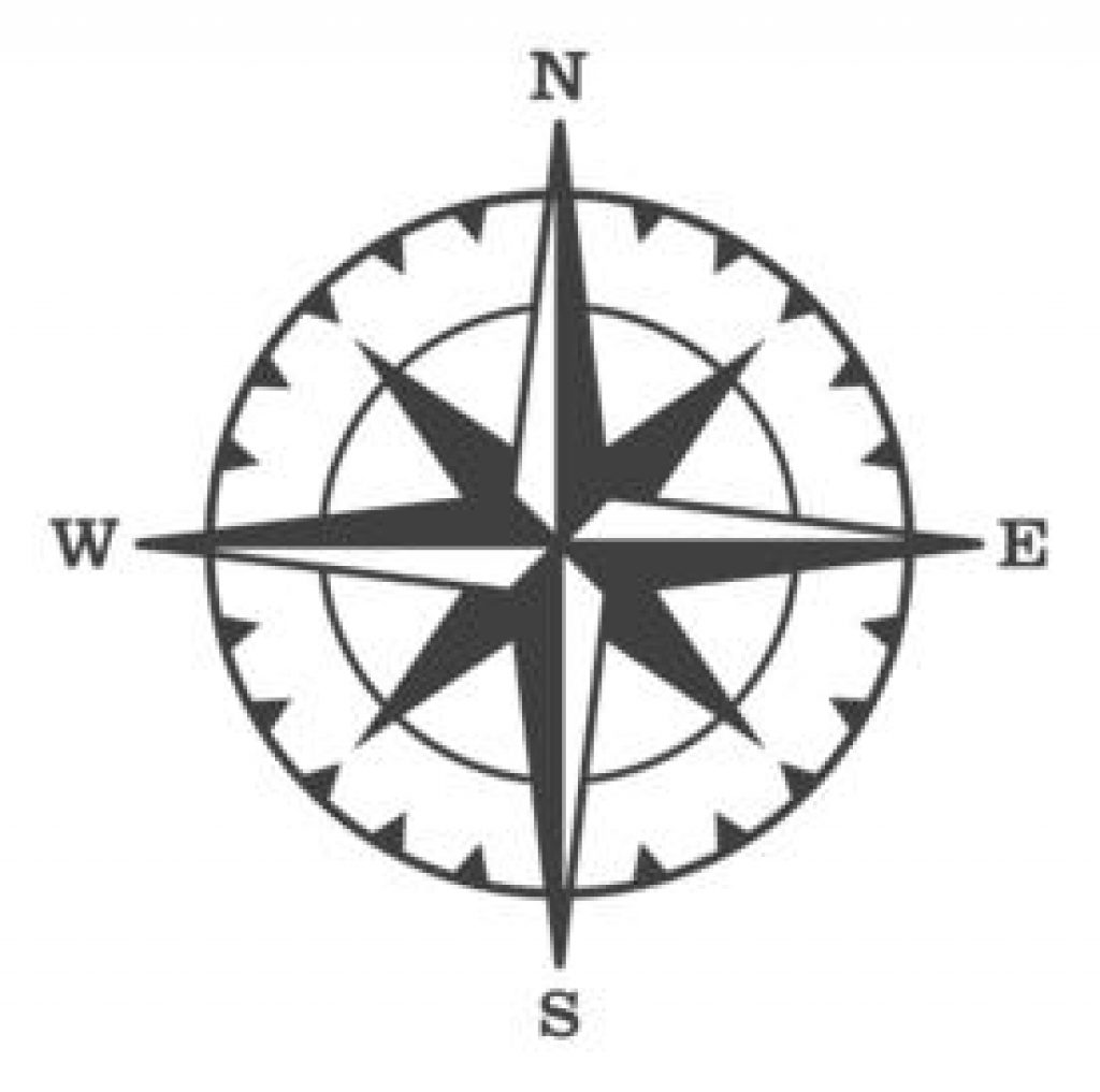 Minimal Compass SVG