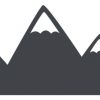 Minimal Mountain Shape SVG