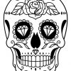 Rose Sugar Skull SVG