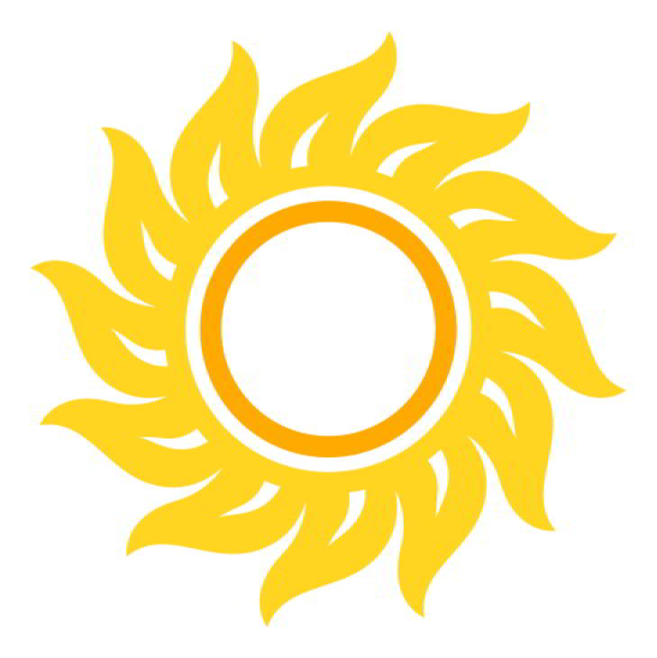 Summer sun Monogram Set SVG