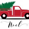 Old Truck Christmas Tree SVG