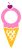 Ice Cream Monogram SVG