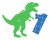 Dinosaur With Number Bundle SVG