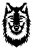 Hand Drawn Wolf SVG