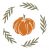 Pumpkin Wreath SVG