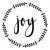 Wreath Joy SVG