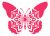 Partial Mandala butterfly SVG