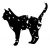 Vintage cat Shadow SVG