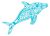 Zentangle dolphine SVG