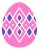 Patterned Easter Egg SVG