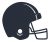 Football helmet SVG