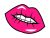 Pop Art lips SVG