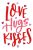 Valentine’s Day love hug kisses SVG