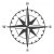 Minimal Compass SVG