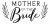 Wedding mother of the bride SVG Cut File