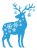 Snow Flake Reindeer SVG