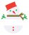 Christmas Monogram snowman SVG