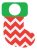 Christmas Monogram socks SVG