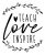 Teach Love Inspire SVG file