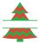 Christmas Monogram tree SVG