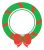Christmas Monogram wreath SVG